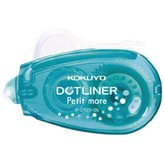 Lepicí roller Kukuyo, jednorázový, modrý, tečky