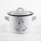 hrnec+PO d19cm, 4,0l HUSY, bílý smalt