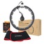 SET HHW06 + BR163 ČERNÁ MASÁŽNÍ HULA HOOP OBRUČ SE ZÁVAŽÍM A POČÍTADLEM HMS