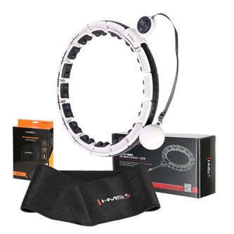 SET HHM16 + BR163 HULA HOOP OBRUČ SE ZÁVAŽÍM, MAGNETY A POČÍTADLEM HMS