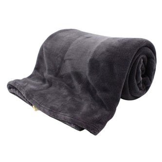HOME ELEMENTS Mikroflanelová deka, 220x240cm, Šedá