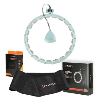 SET HHM14 + BR163 ZELENÁ HULA HOOP OBRUČ SE ZÁVAŽÍM A POČÍTADLEM HMS