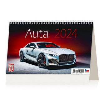 Kalendář stolní 2024 - Auta