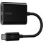 Belkin CONNECT USB-C audio/napájecí adaptér černý