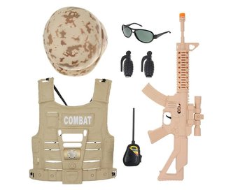 Sada karnevalových doplňků - Voják 7 ks