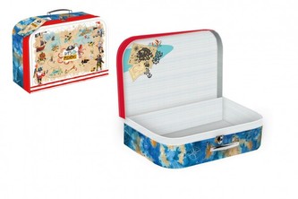 Kufřík/Kufr školní papírový Let's be Pirates 35x23x10cm Kufřík/Kufr školní papírový Let's be Pirates 35x23x10cm