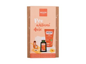 Weleda Arnica sprchový gel Arnica Sports Shower Gel 200 ml + masážní olej Arnica Massage Oil 50 ml