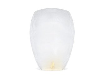 Lampion latający biały 37x53x95cm