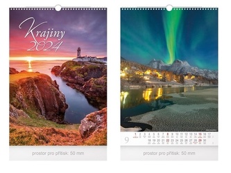 Krajiny 2024 - nástěnný kalendář