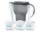 konvice 2,4l BRITA MARELLA Memo, černá, vč.3ks MX+ PO_1