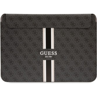 Guess PU 4G Printed Stripes Computer Sleeve 13/14" černý