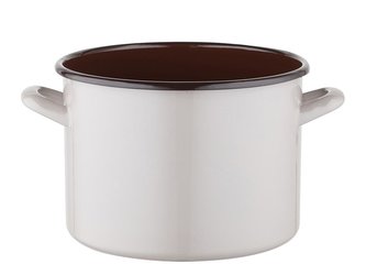 SMALTOVANÝ HRNEC 22CM 6,25L BRUNA Z/P