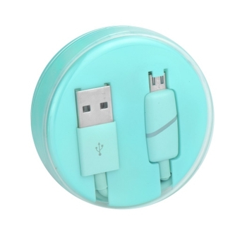 Datový kabel micro USB barva modrá - Box