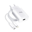 Cestovní nabíječ BlueStar iPhone - s odnímatelným kabelem (vstup USB C, kabel USB C na Lightning) QC 3.0 PD 18W
