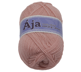 Příze ÁJA - světle růžová - 50g / 217 m