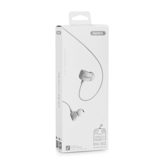 Hands Free REMAX RM-502 3,5 mm jack, barva bílá