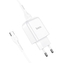Cestovní nabíječ HOCO N2 Vigour 1x USB A (2A) + kabel USB A na USB C, barva bílá