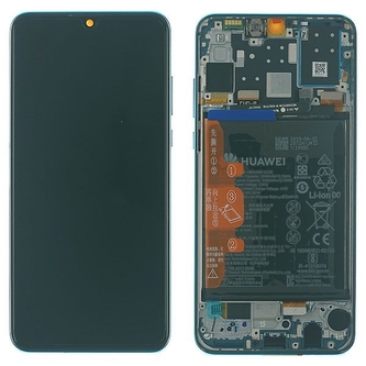 Dotyková deska Huawei P30 LITE + LCD modrá (SERVICE PACK)