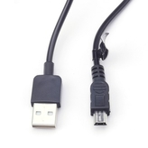 Datový kabel mini USB, barva černá (DKE-2) - 2 metry