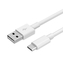 Datový kabel USB A na USB C, barva bílá - 2 metry