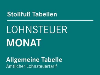 Tabelle, Lohnsteuer 2022 Monat