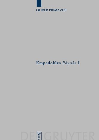 Empedokles "Physika" I