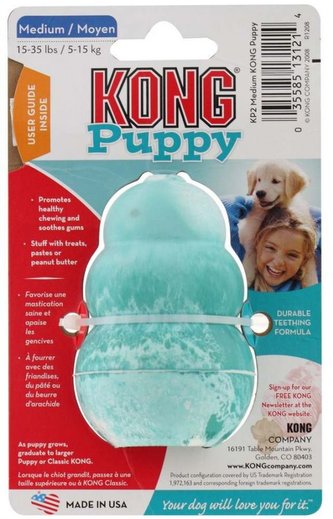 Kong Puppy Classic Large gumová hračka 11cm Kong Puppy Classic Large gumová hračka 11cm