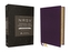 NRSV, Personal Size Large Print Bible with Apocrypha, Premium Goatskin Leather, Purple, Premier Collection, Printed Page