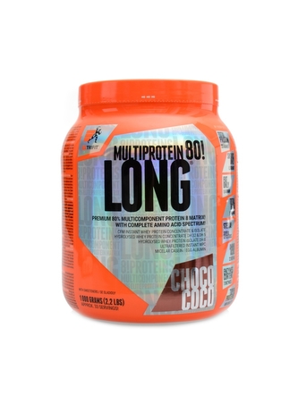 Extrifit - Long 80 multiprotein 1000 g - čokoláda