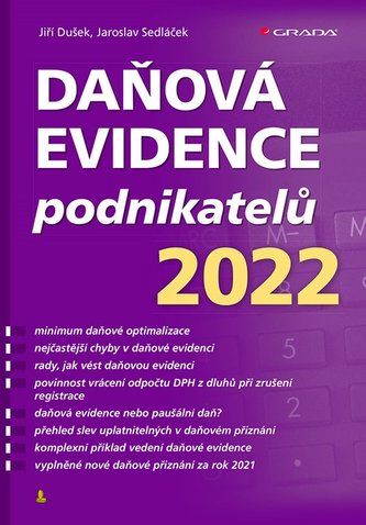 Daňová evidence podnikatelů 2022 Daňová evidence podnikatelů 2022