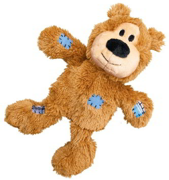 Kong Knots odolné přetahovadlo medvěd vel. S/M 18 cm Kong Knots odolné přetahovadlo medvěd vel. S/M 18 cm