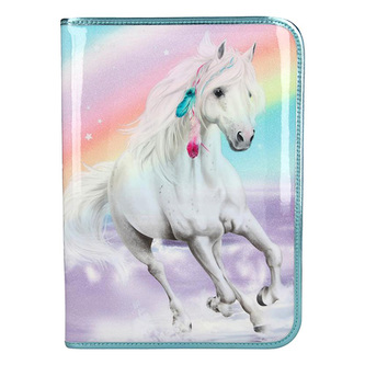 Velký penál s výbavou Miss Melody, Třpytivá duha, Miss Melody