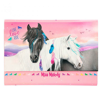 Dopisní sada Miss Melody, S obálkami a dopisním papírem