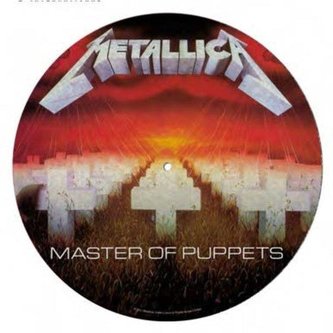 Podložka na talíř gramofonu Metallica: Master Of Puppets (průměr 30,5 cm)