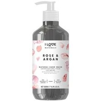 I Love Hydratační tekuté mýdlo na ruce Naturals Rose & Argan (Hand Wash) 500 ml woman