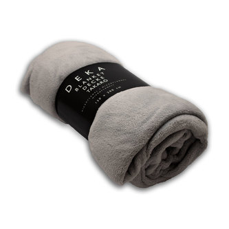 Mikroflanelová deka, 150x200 cm, Hnědá