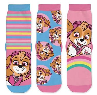 SADA 3 KS PONOŽKY TLAPKOVÁ PATROLA - velikost 27-30