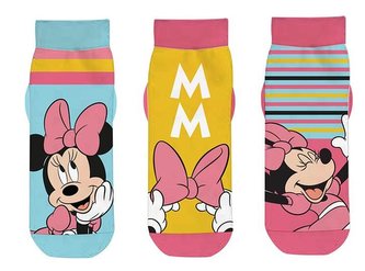 SADA 3 KS PONOŽKY MINNIE - velikost 27-30