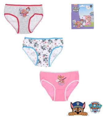 SADA 3 KS KALHOTKY TLAPKOVÁ PATROLA - velikost 4-5