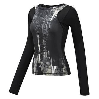 Dámské tričko Reebok, Combat LS RashGuard | Černá | M