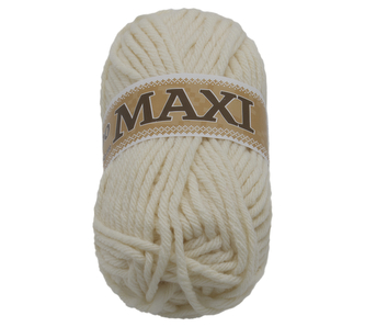 Příze JUMBO MAXI - krémová - 100g / 65 m