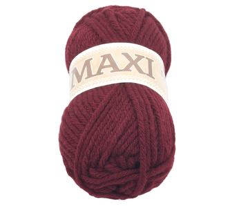 Příze JUMBO MAXI - vínová - 100g / 65 m