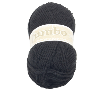 Příze JUMBO - černá - 100g / 147 m