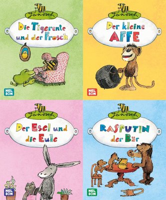 Nelson Mini-Bücher: Janosch 1-4