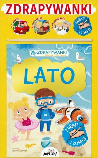 Lato z Manią i Tyniem Malowanka z pisakiem wodnym