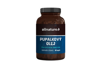Allnature Pupalkový olej 60 tobolek
