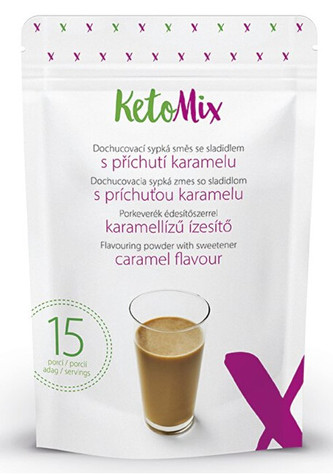 KetoMix Příchuť ke koktejlu - karamel 45 g