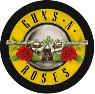 Podložka na talíř gramofonu Guns'N'Roses: Logo (průměr 30,5 cm)
