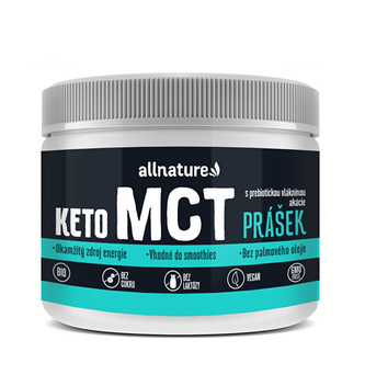 Allnature Keto MCT prášek BIO 250 g