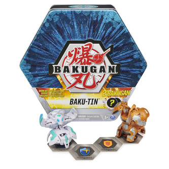 Bakugan plechový box s exkluzivním Bakuganem s3